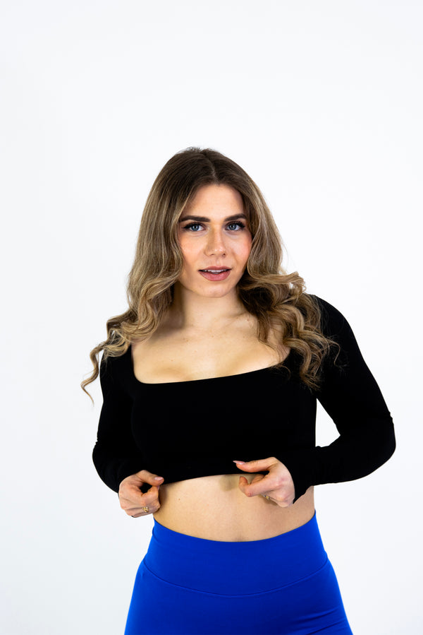 Long Sleeve Crop Top