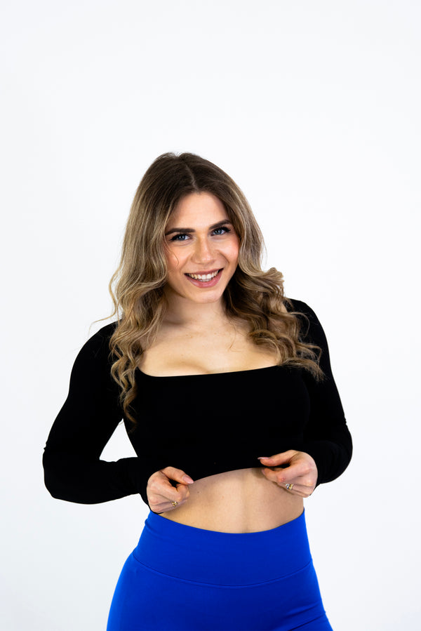 Long Sleeve Crop Top