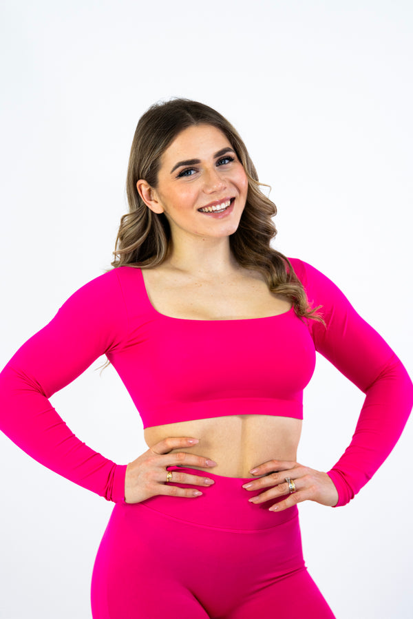 Long Sleeve Crop Top