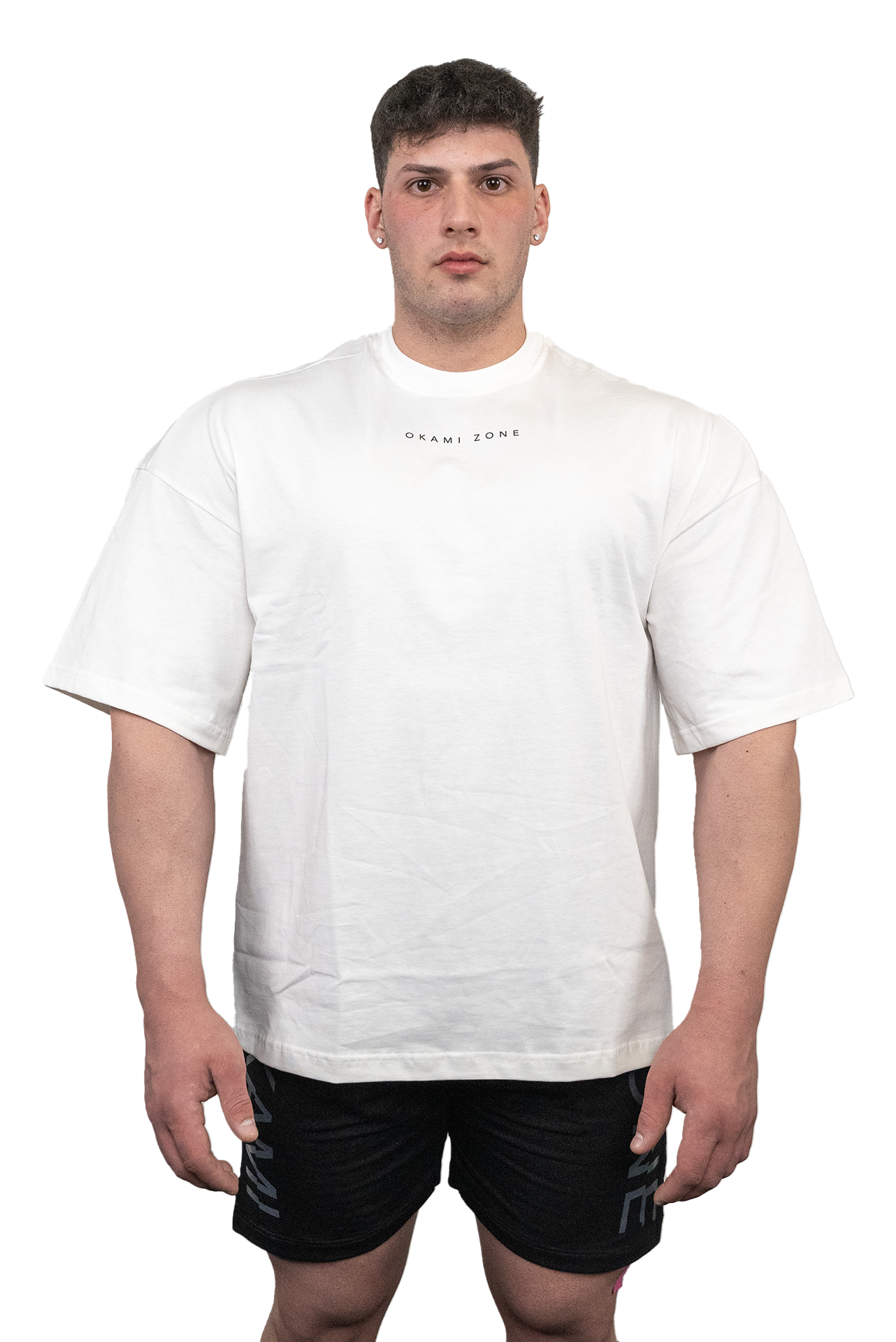 Maglia bianca oversize sales